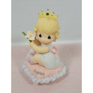 BIRTHSTONE ANGEL FIGURINE - AUGUST - princess cake topper